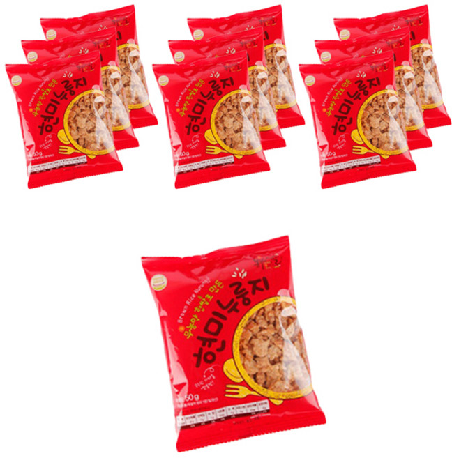 농부의딸 현미 누룽지, 50g, 10개