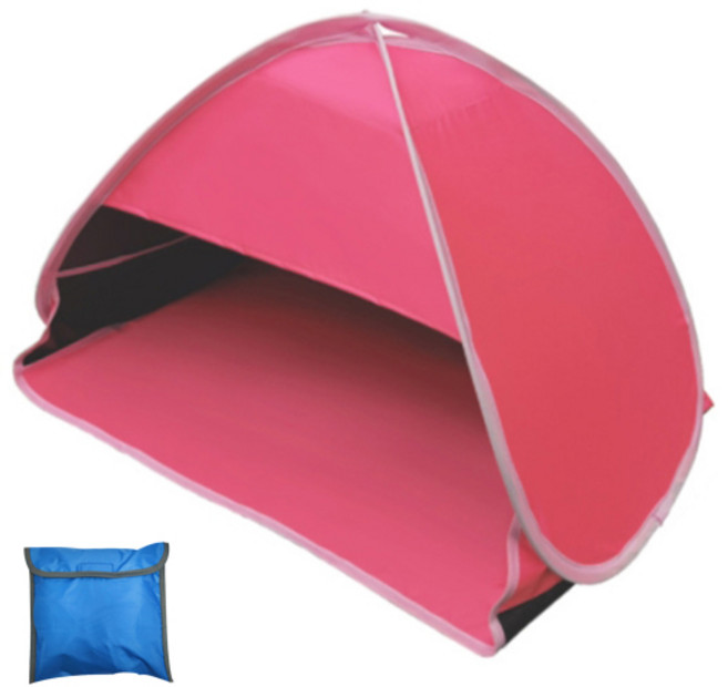TCR 얼굴 가림막 햇빛차단 텐트 핑크 L, 1개