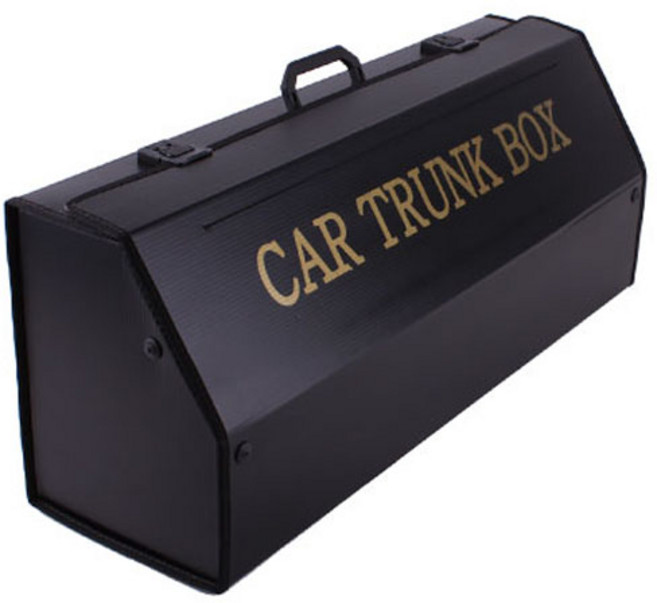 대형 삼각대 트렁크정리함, 블랙
