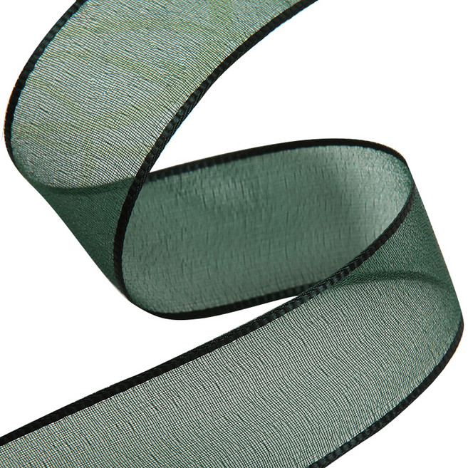 歐根紗珍珠光澤緞帶 25mm, 1個, 45m, 西瓜色