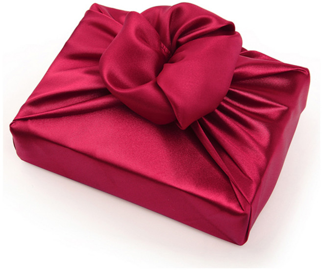 緞面包袱巾 107 x 107cm, 洋紅色, 10個