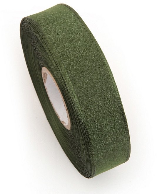 오간디 리본 펄샤인 15mm, 진녹색, 1개