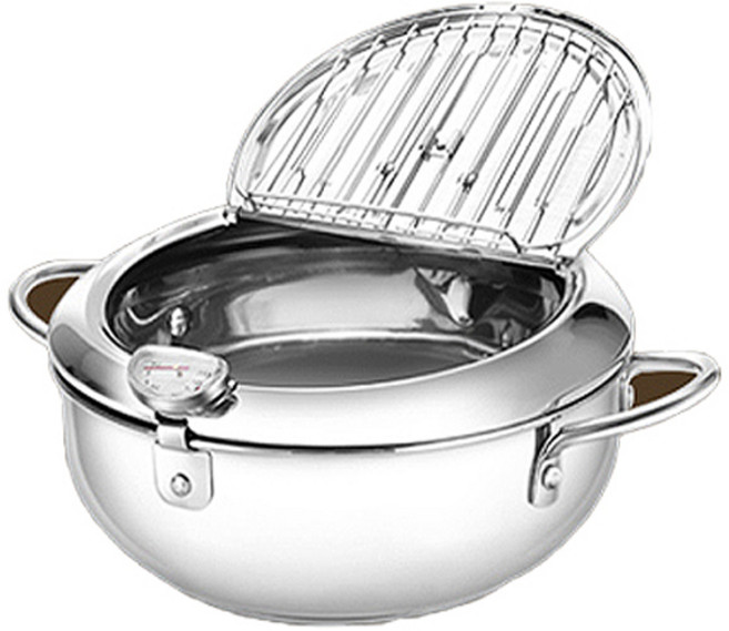 까사니 인덕션 IH 스텐 프라이어팟 2.2L, 20cm, 1개