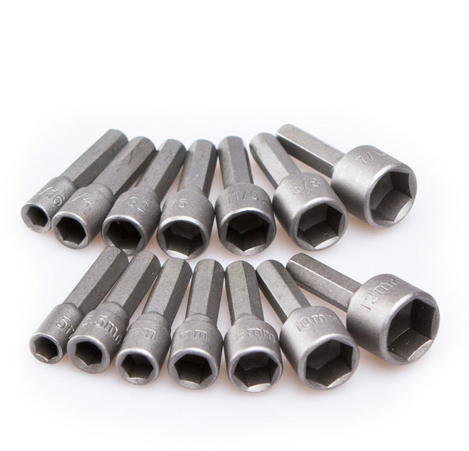 젠타코리아 전동 드라이버용 소켓비트 14종 세트, 1세트