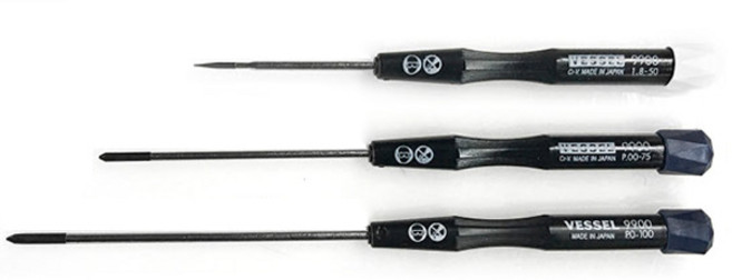 베셀 정밀 드라이버 세트 No.9902, 1세트