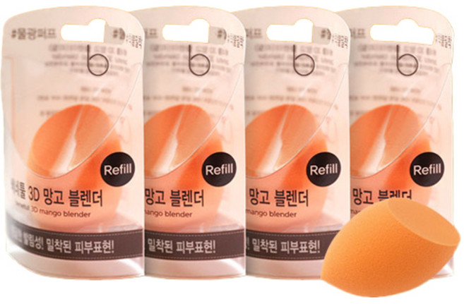 베네툴 3D 망고 블렌더 퍼프, 4개