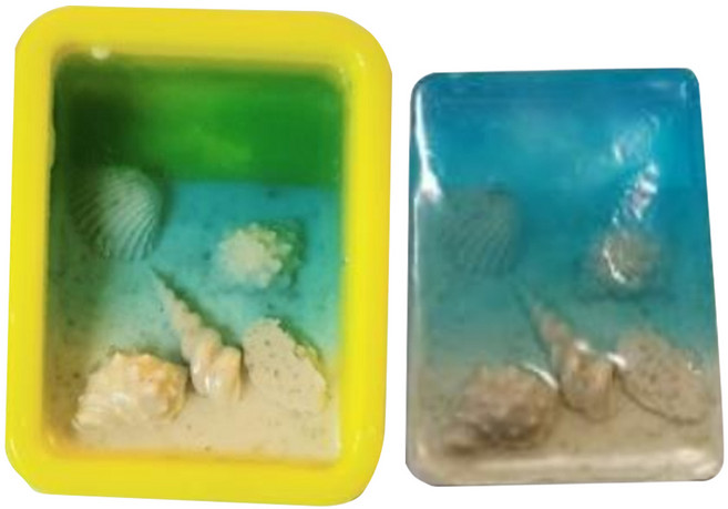 봄봄솝 바다 비누 만들기 DIY 키트, 혼합색상, 1개