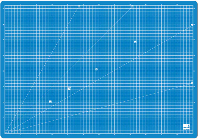 윈스타 칼라 데스크매트, 스카이블루