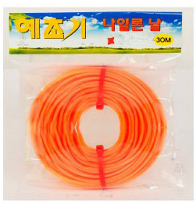 대원인더스트리 예초기 나일론줄 2.7mm x 30m 532-1087, 1개
