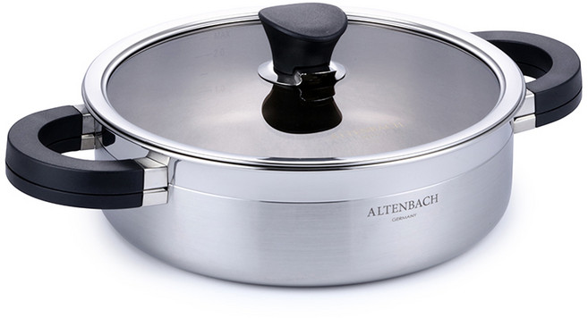 알텐바흐 소나티네 통5중 전골 냄비, 24cm, 혼합색상, 1개