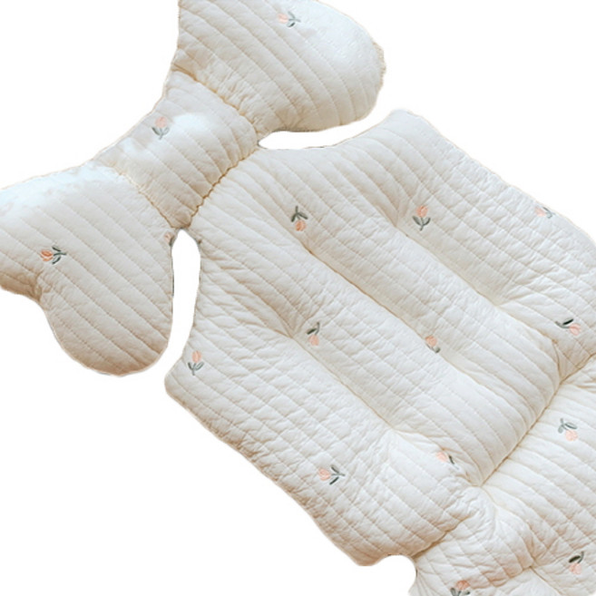 마롤로뜨 자수 누빔 유모차 시트, 달콤튤립, 1개