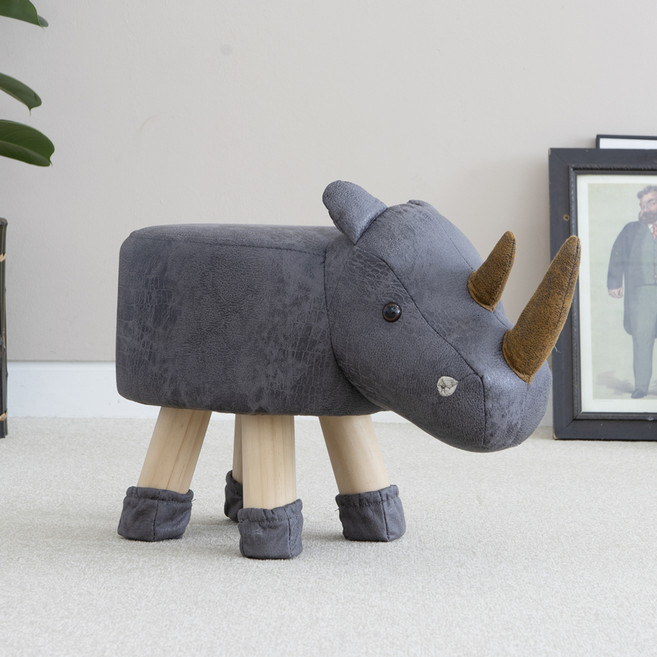 루나랩키즈 유아 동물의자, 코뿔소, 1개