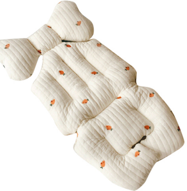 마롤로뜨 자수 누빔 유모차 시트, 캐롯로뜨, 1개