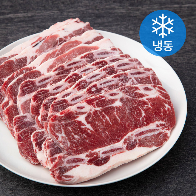 왕고기 호주산 소갈비 LA갈비용 0.8cm (냉동), 3kg, 1개