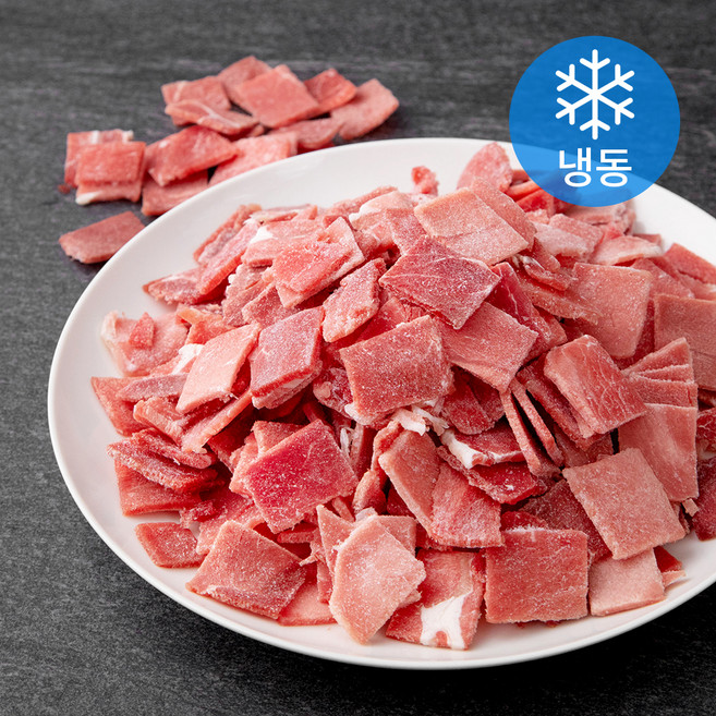 왕고기 호주산 소설도 국거리용 3 x 2 x 0.3 cm (냉동), 3kg, 1개