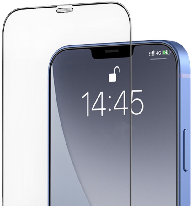 다퍼남 먼지 차단 강화 유리 휴대폰 액정 보호 필름, 1개