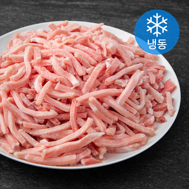 국내산 왕건 돈등심 채용 0.5 x 0.5 x 4 cm (냉동), 3kg, 1개