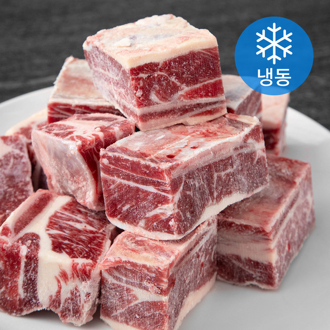 호주산 왕건 우갈비 찜용 3 x 6 x 4 cm(냉동), 3kg, 1개