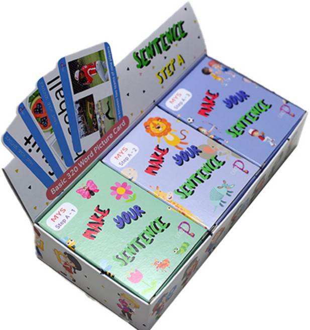 메이크유어센텐스 초등영어단어 이미지카드 320장 스텝A, 혼합색상, 1세트