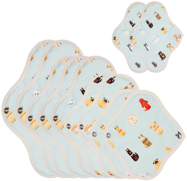 위즐리 면생리대 기획세트 댕댕이민트, 5개