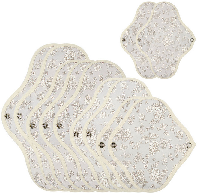 위즐리 면생리대 기획세트 그레이플라워, 1세트