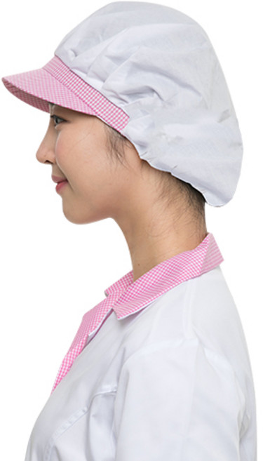 에이치케이마트 조리사 위생모자, 핑크, 1개