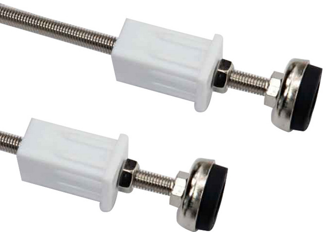 auvil 레벨러 2p + 너트캡 2p 세트 15cm, 화이트너트, 1개