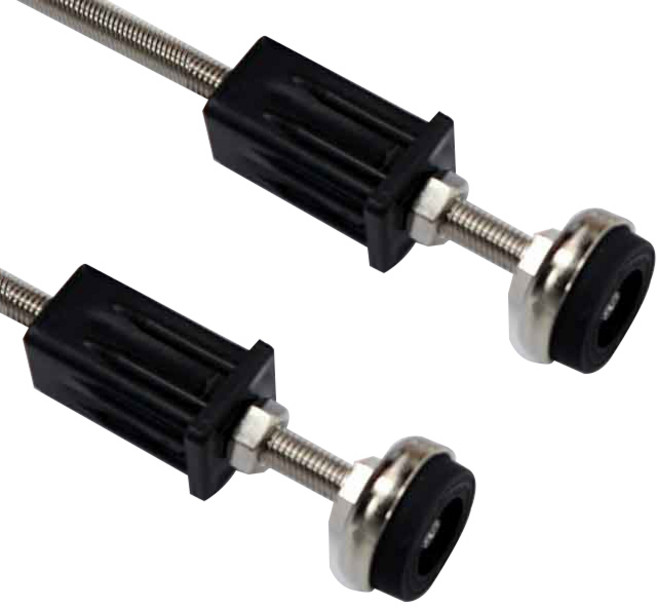 auvil 레벨러 2p + 너트캡 2p 세트 15cm, 블랙너트, 1개