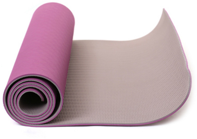 라온핏 TPE 요가매트, 퍼플그레이, 1개