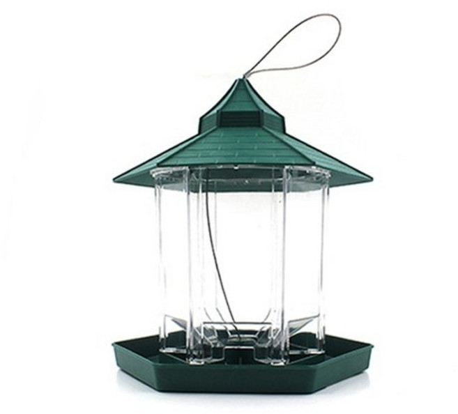 호르투스가든 새 모이통 버드피딩 야생 걸이형, 혼합색상, 1개