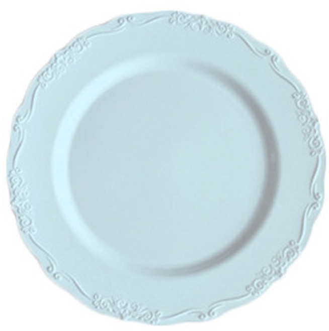 아보드 플라스틱 일회용 접시 민트 라지, 6개입, 1세트