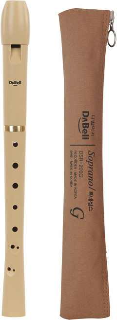 다벨 르네상스 리코더 바로크식 DSR-201B, 베이지, 1세트