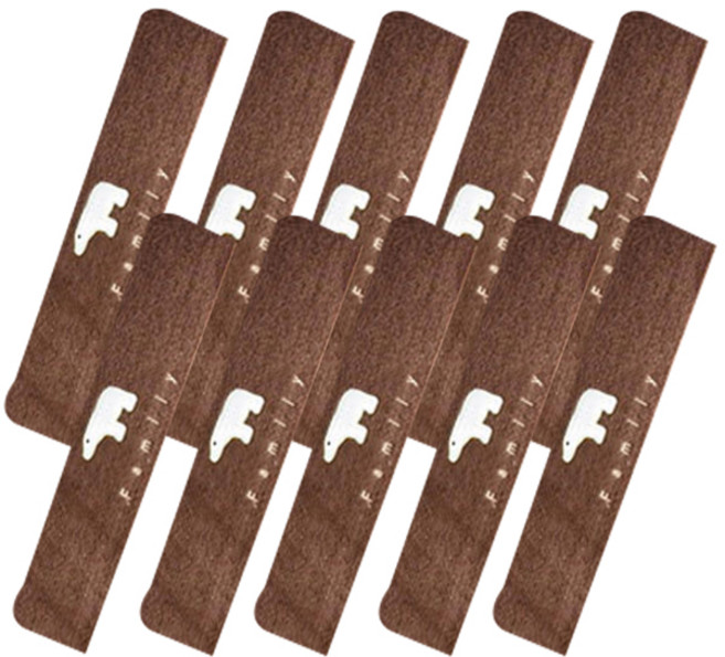 계단 미끄럼 방지 패드, 야광곰브라운, 10개