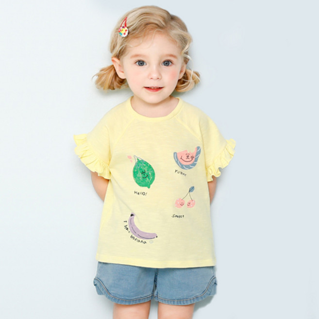 밀크마일 아동용 상콤후르츠 슬럽 티셔츠
