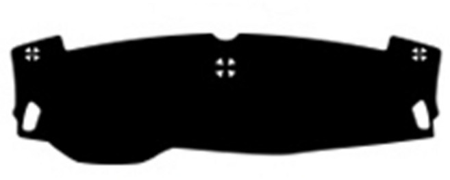 CHAMOA 대쉬보드커버, 기아 니로 2016년형(센터스피커 유 / 일렉트릭 / 플러그인하이브리드 호환불가), 블랙