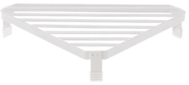 인덕션 모서리 냄비 후라이팬 받침대, 화이트, 1개