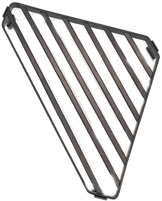 구디푸디 인덕션 모서리 냄비 후라이팬 받침대, 블랙, 1개