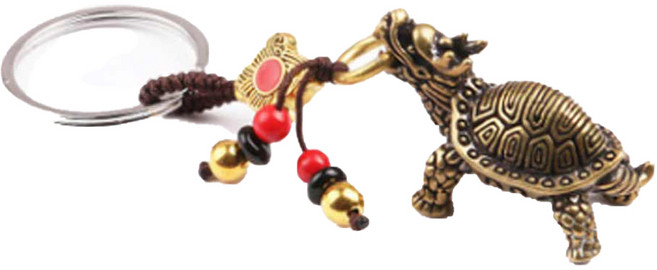 황동 용귀 열쇠고리, 랜덤발송, 1개