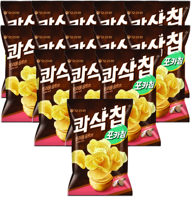 포카칩 콰삭칩 트러플 솔트맛, 60g, 14개