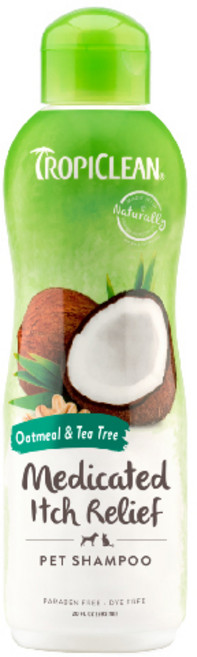 트로피클린 오트밀 앤 티트리 반려견 샴푸, 592ml, 1개입, 1개