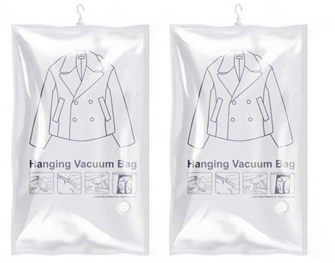 마개분리형 옷걸이형 압축팩 소, 1개입, 2개