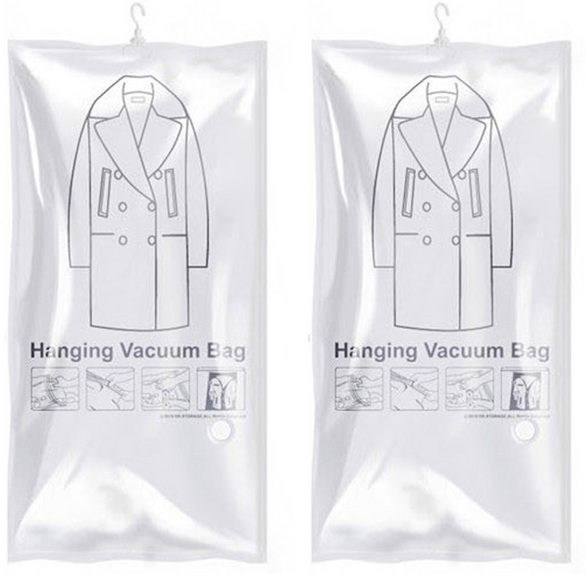 마개분리형 옷걸이형 압축팩 대, 1개입, 2개