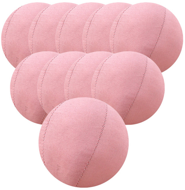 레드퍼피 펫 플레이 봉제공 90mm, 무지핑크, 10개