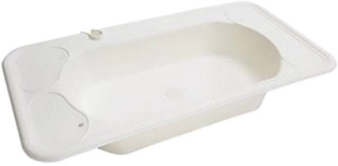 펫클 이지워시 강아지 욕조, 아이보리, 1개