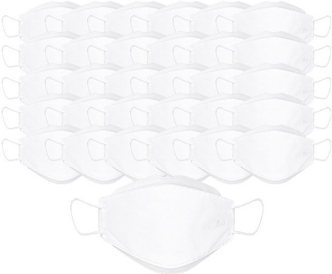 블루인더스 3D 블루본 먼지 어흥 방역 마스크 소형 KF80, 1개입, 50개, 화이트