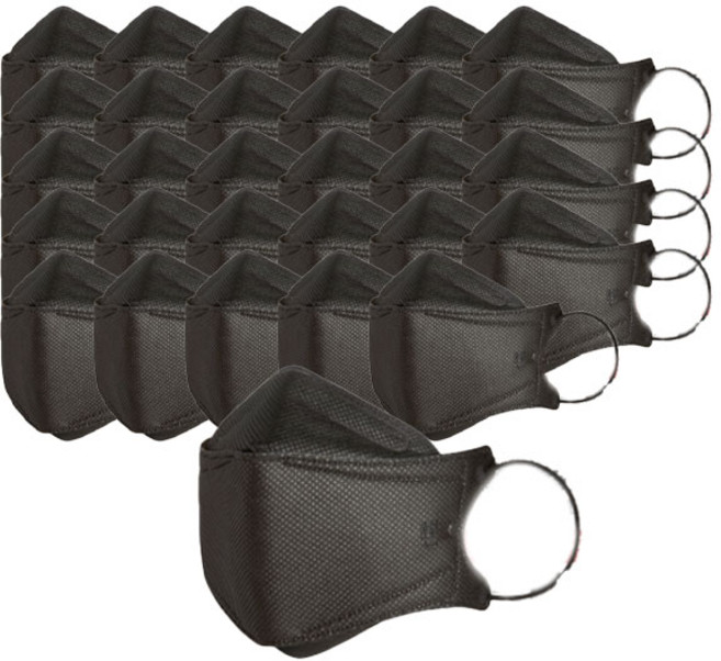 국대 KF94 블랙마스크 대형 중형 30매, 1매, 30개, 블랙