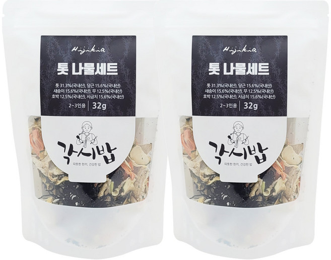 각시밥 톳 나물, 32g, 2개