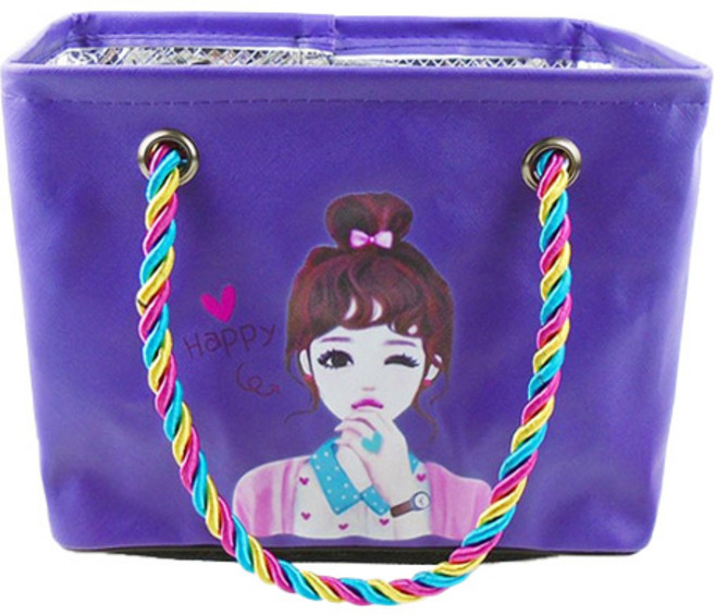 버블리데이 물빠지는 러블리걸 목욕가방, 퍼플