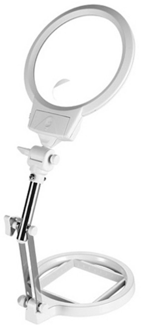 폴딩 스탠드 확대경, 화이트, 1개