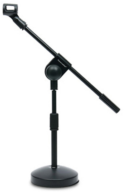 T자형 단상용 마이크 스탠드, 블랙, 1개